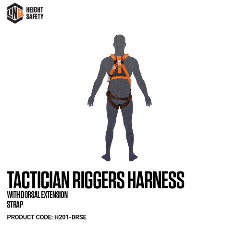 LINQ TACTICIAN RIGGERS C/W DORSAL EXTENSION STRAP STD 